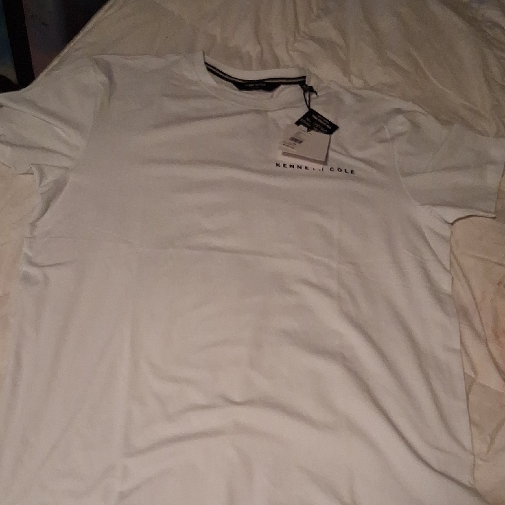 Kenneth Cole Crisp White Short Sleeve Tee